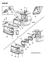 1987 Dodge Grand Caravan Side Marker Light Diagram - 4321920