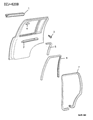 Jeep Grand Wagoneer Door Seal Diagram - 55134964