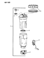 Chrysler Fuel Filter Diagram - 52018425