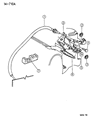 1994 Dodge Dakota Accelerator Cable Diagram - 52078002