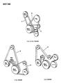 1990 Dodge Caravan Drive Belt Diagram - B0013411