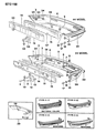 Dodge Colt Bumper Diagram - MB698163