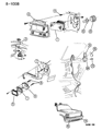 1994 Dodge Dakota Headlight Diagram - 55054714
