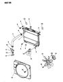 1990 Dodge Dakota Radiator Diagram - 52029031