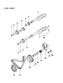 Chrysler Conquest Timing Belt Tensioner Diagram - MD050125