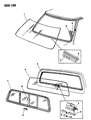Dodge D350 Weather Strip Diagram - 4335283