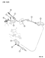 Chrysler Voyager Shift Cable Diagram - 4670122