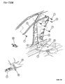1994 Chrysler LeBaron Seat Belt Diagram - FR82PM6