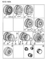 1994 Dodge Caravan Wheel Cover Diagram - 4626103