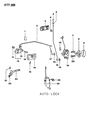 Dodge Colt Door Handle Diagram - MB321411
