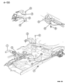 1994 Chrysler LeBaron Parking Brake Cable Diagram - 4423600