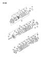 Dodge Colt Exhaust Seal Ring Diagram - MD711875