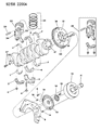 Dodge Shadow Crankshaft Thrust Washer Set Diagram - 4637601