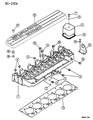 1994 Dodge Ram 2500 Valve Cover Gasket Diagram - 4429666