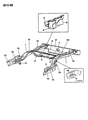 Chrysler New Yorker Rear Crossmember Diagram - 4512246