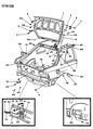 Dodge Shadow Lift Support Diagram - G0004449