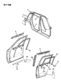 Chrysler New Yorker Door Seal Diagram - 4675276