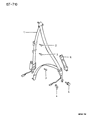 1996 Dodge Stealth Seat Belt Diagram - MR750192