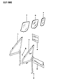Jeep Comanche Door Hinge Diagram - 4762241