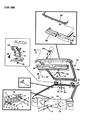 Dodge Omni Lift Support Diagram - G0004400