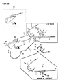 Jeep J20 Parking Brake Cable Diagram - J5361279