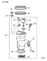 Dodge D150 Fuel Level Sensor Diagram - 4761780