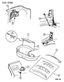 Chrysler Sebring Trunk Lid Lift Support Diagram - G0004027AB