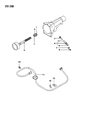 Dodge Speedometer Cable Diagram - MB415432