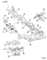 Chrysler Parking Brake Cable Diagram - 4720741