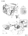 Dodge Shadow MAP Sensor Diagram - 4686485