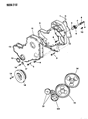 Dodge D250 Crankshaft Seal Diagram - 4429353