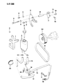Jeep Comanche Power Steering Hose Diagram - 52003140