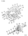 Dodge Ram Wagon Wheel Seal Diagram - 5003464AA