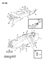 1985 Dodge Ramcharger Fuel Tank Strap Diagram - 3733835