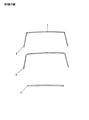 Dodge Spirit Door Moldings Diagram - 5261651