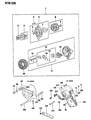 Dodge Ram 50 Alternator Diagram - R108230M