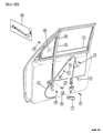 Jeep Comanche Window Crank Handles Diagram - 5AB84LX9