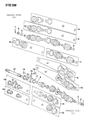 Dodge Colt Axle Shaft Seal Diagram - MB526535