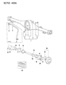 Dodge Ram 50 Transfer Case Seal Diagram - MB837719