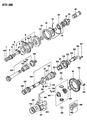 Dodge Colt Differential Bearing Diagram - MD716594