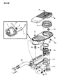 Chrysler New Yorker Air Filter Diagram - 4288899
