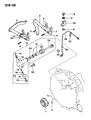 Dodge Colt Clutch Master Cylinder Diagram - MD997838