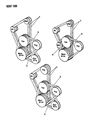 1990 Dodge Dakota Drive Belt Diagram - Q4061145
