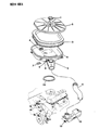 Dodge D350 Air Filter Diagram - 4300787