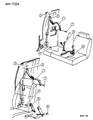 1996 Dodge Dakota Seat Belt Diagram - 5EG29RB7