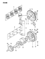 1989 Chrysler Conquest Flywheel Ring Gear Diagram - MD024812