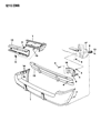 1992 Dodge Caravan Bumper Diagram - ER31KXR