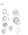 1988 Dodge Colt Emblem Diagram - MB057830