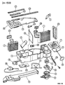 Chrysler Heater Core Diagram - 4644393