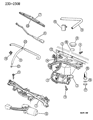 Jeep Grand Cherokee Wiper Pivot Diagram - 55155209
